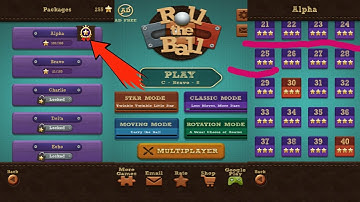 Roll the ball: silde puzzle || classic mode || alpha || level 21, 22, 23, 24 & 25