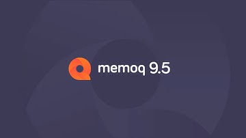 memoQ 9.5 teaser