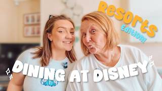 The BEST Hotel Restaurants in Walt Disney World!📍✨ Dining at Disney (Resorts Edition!)