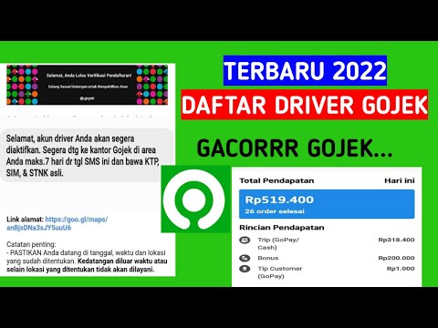 Cara daftar driver gojek | terbaru 2022