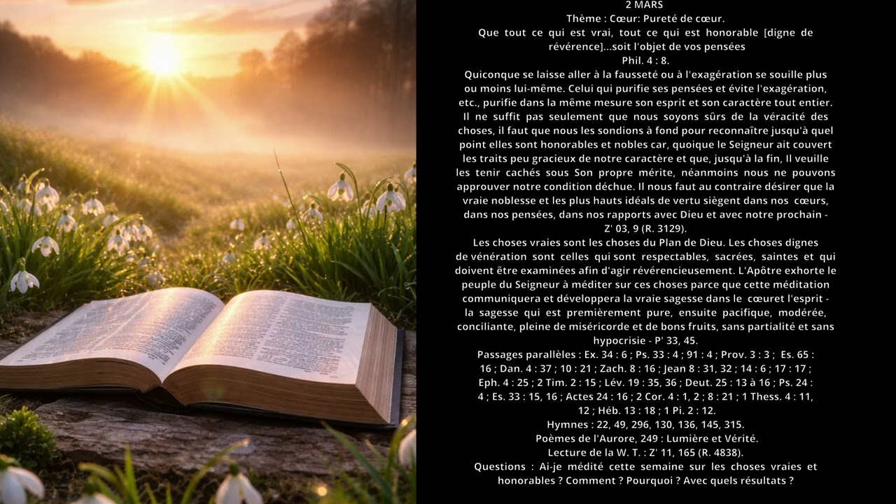 MANNE CÉLESTE - 2 Mars