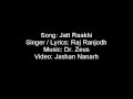 Jatt Raakhi | Raj Ranjodh | LYRICS
