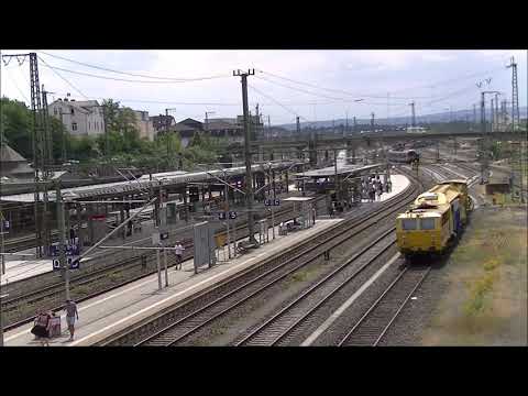 ICE1-Durchfahrt in Gießen, Gleis 3 (14.07.2020 14:49)