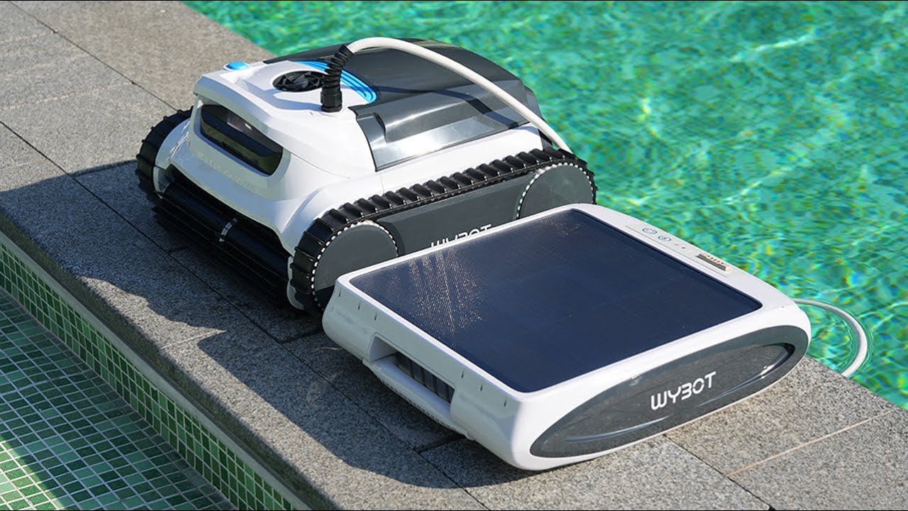 WYBOT Limpiafondos Piscina para Fondo/Paredes/Línea de Agua, Robot Piscinas  inalámbrico Durante 110 Minutos con planificación de rutas, Carga rápida,  hasta 120㎡: : Jardín