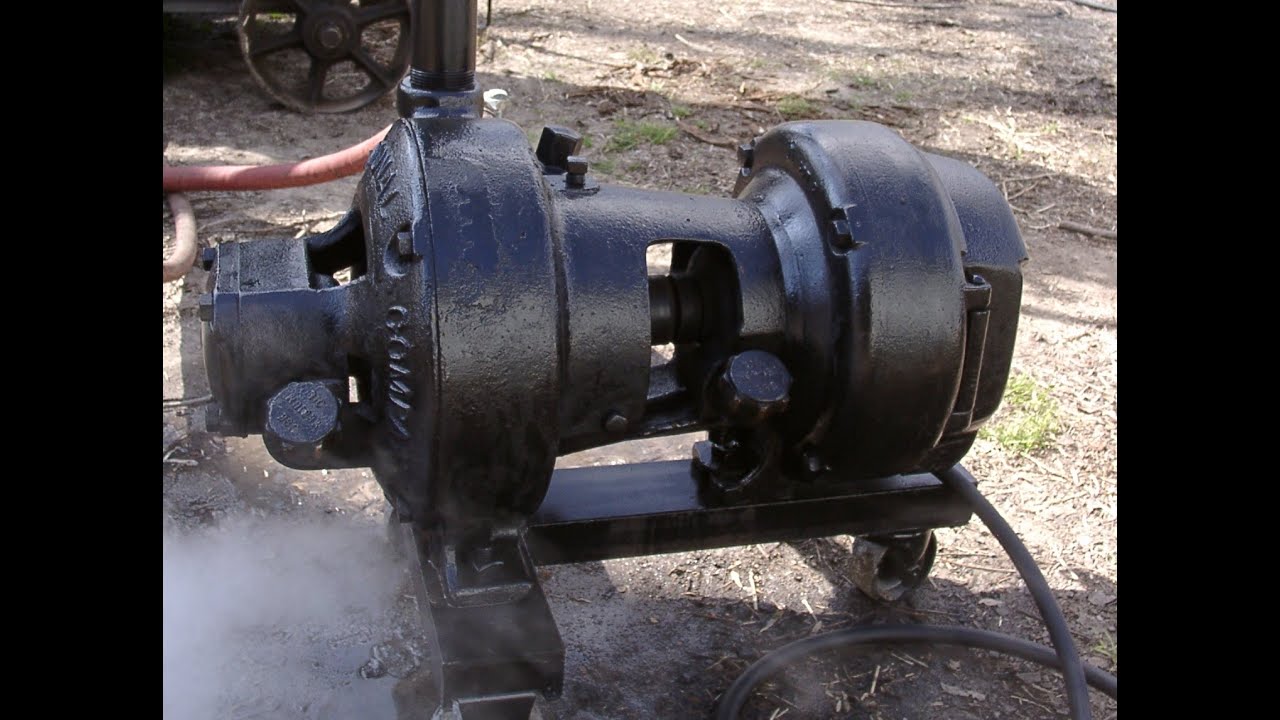 1910s Pyle National 500 Watt K2 Steam Turbo Dynamo Full Load Operation 1910s Pyle National 500 Watt K2 Steam Turbo Dynamo Full Load Operation