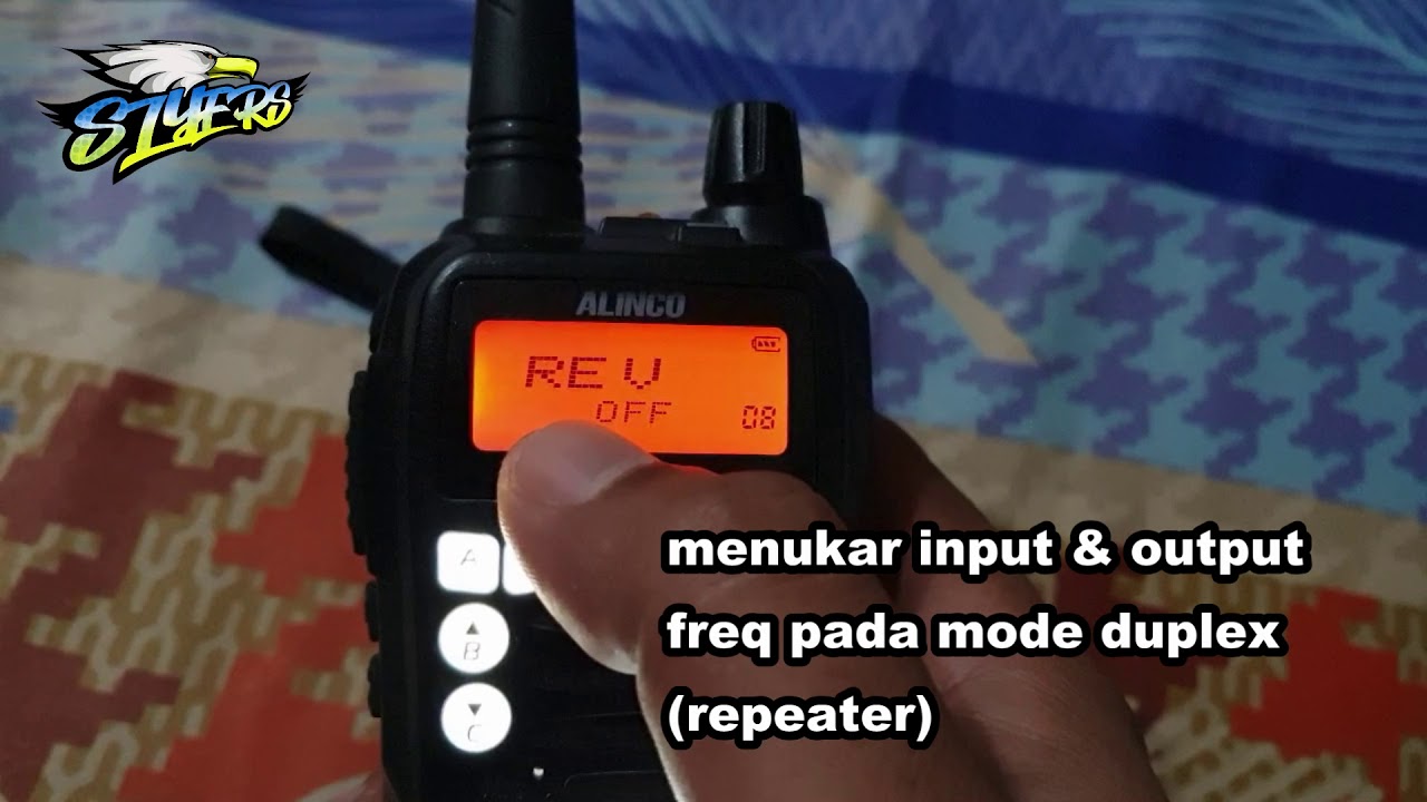 Belajar Menu2 di HT Alinco DJ-CRX5