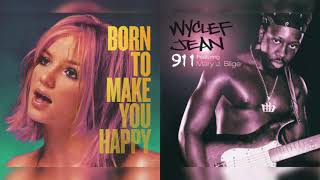 Britney Spears x Wyclef Jean - 911 Make You Happy [Mashup]