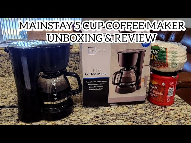 MAINSTAYS 12 CUP PROGRAMMABLE COFFEEMAKER Reviews