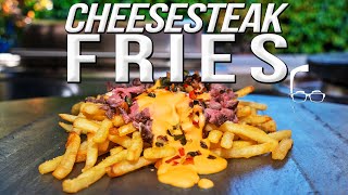 THE BEST (SPICY) CHEESESTEAK FRIES | SAM THE COOKING GUY 4K