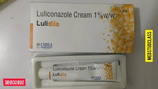 Lulidila cream luliconazole 1%  cream antifungal cream daad khaj khujli