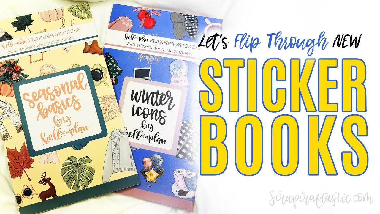 NEW PLANNER STICKER HAUL Kell Of A Plan Sticker Book Flip Through - YouTube