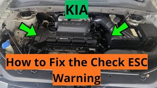 How to Fix the Check ESC Warning in Kia