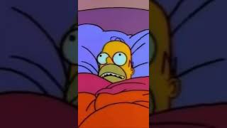 Bed time with Homer Simpson  #youtubeshorts #bedtime  #sleep #memes #explorepage #thesimpsons