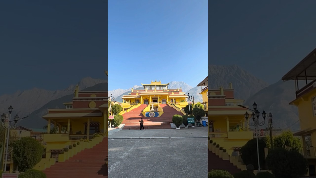 This is the home of the Dalai Lama — a beautiful monastery filled with calm, spirituality 