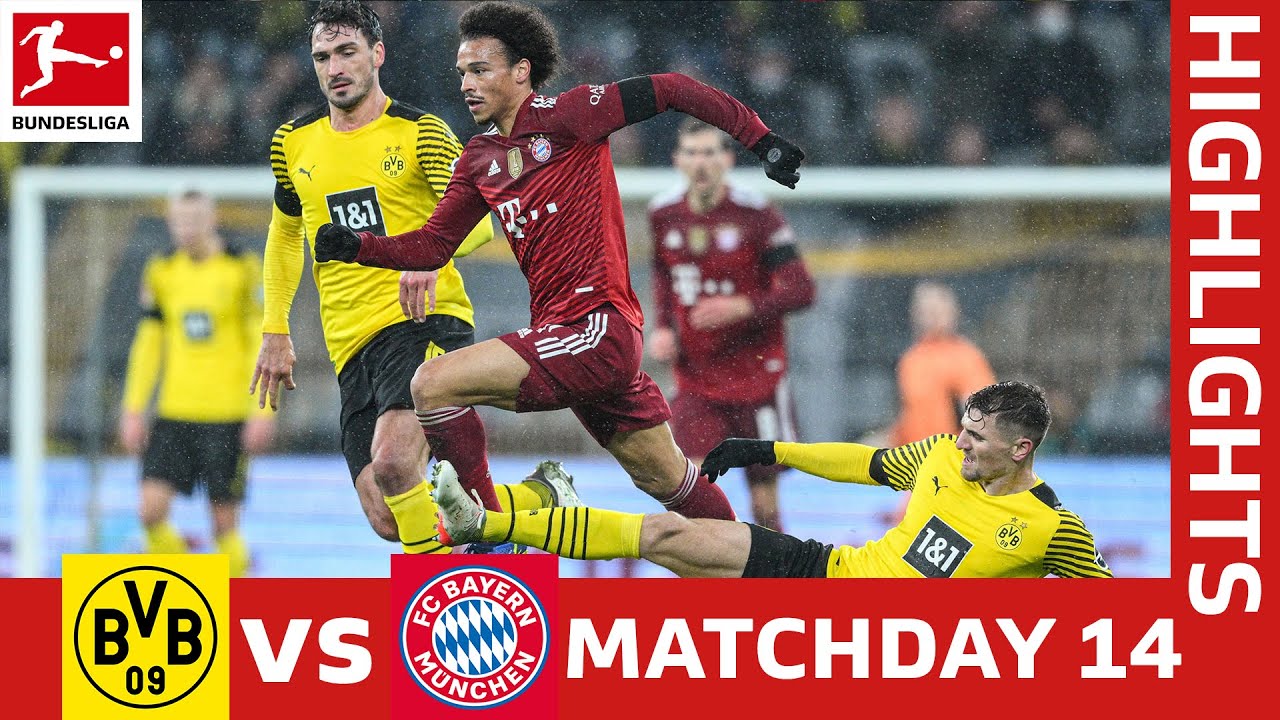 Der Klassiker All goals & highlights | Borussia Dortmund - Bayern Munich | Vòng 14 Bundesliga 21/22