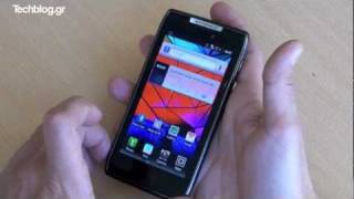 Motorola RAZR XT910 hands-on 1/2 (Greek)