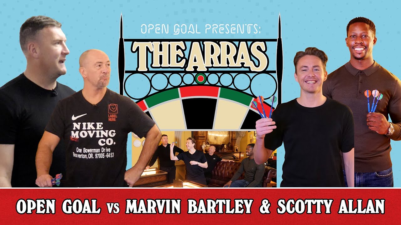 🎯⚽️ SCOTT ALLAN + MARVIN BARTLEY vs OPEN GOAL | Hibs vs Hearts Edinburgh Derby Doubles Special