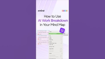 How to Use AI Work Breakdown with Xmind #xmind #productivity #projectplanning