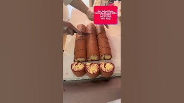 Thumbnail of Resep Bolu Gulung Red Velvet #shorts #food #cooking #cake