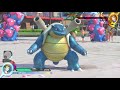 Pokkn tournament dx  blastoise gameplay with mew directfeed switch footage
