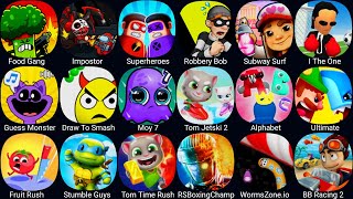 Bowmasters,Food Gang,Death Park 2,Robo Champoxing,Brawl Stars,Roblox,Supreme Duelist,Stumble Guys