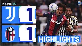 Juventus-Bologna 1-1 | Vlahovic rescues a point for Juve: Goals & Highlights | Serie A 2023/24