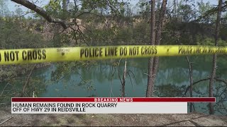 Human remains found at Rockingham County rock quarry