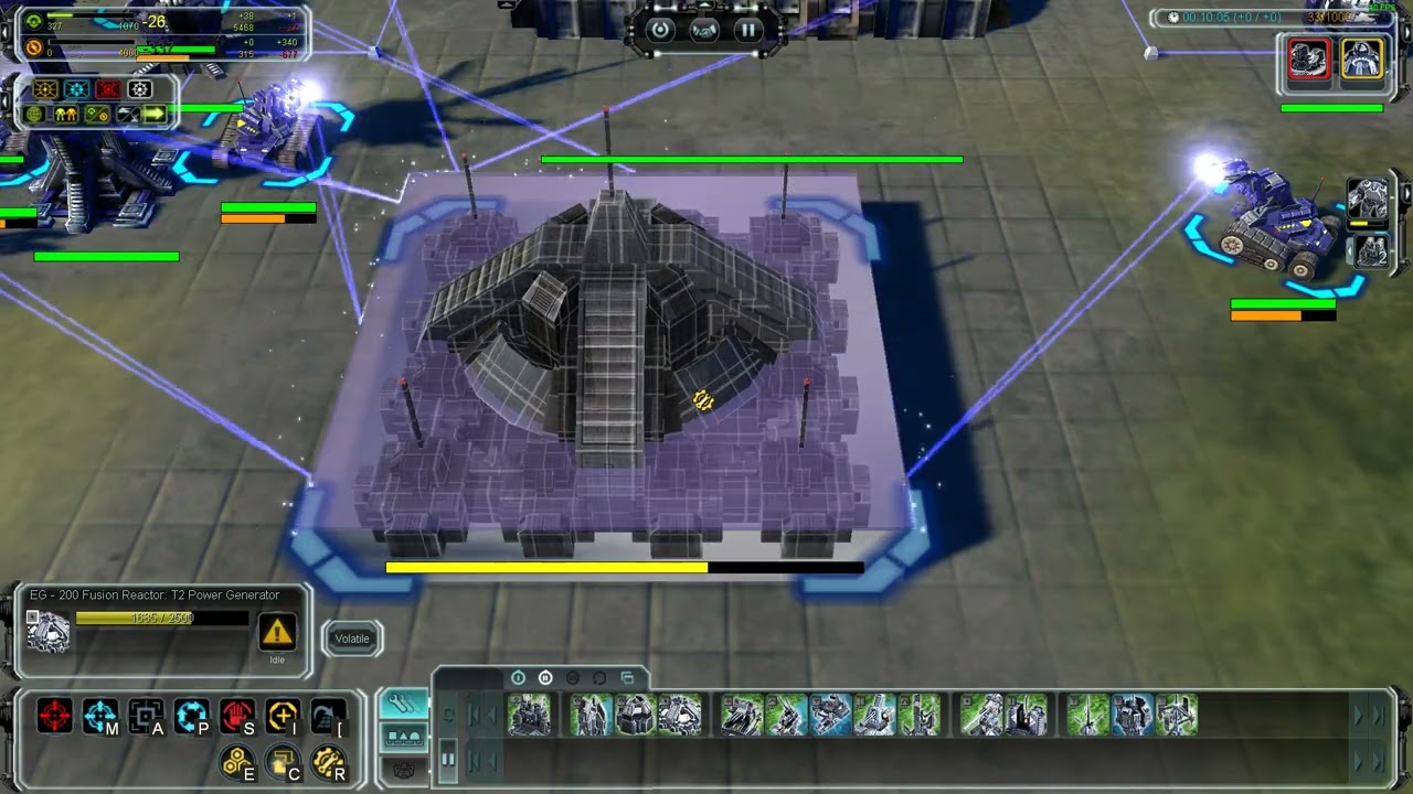 Supreme Commander Forged Alliance Campaign HARD CORE ( Dawn )               2 Mission