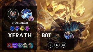 Xerath Bot vs Ezreal - EUW Challenger Patch 10.5