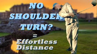 No Shoulder Turn Swing!  [ It's a Good Thing ]