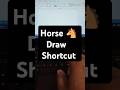 Horse Symbol Draw Shortcut in MS Word, Horse Draw symbol shortcut in MS Word #mswordshortcuts