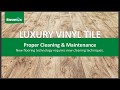 Luxury Vinyl Tile: Proper Cleaning & Maintenance Webinar