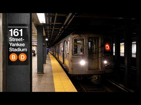 MTA New York City Subway: R68 & R211A B & D Train Action @ 161st Street-Yankee Stadium in The Bronx
