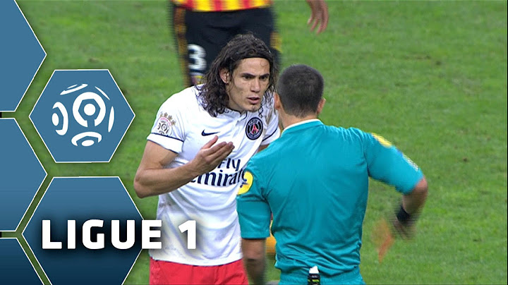 Lens - PSG - 3 red cards in 5 min