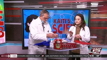 KSAT Kids Home Science: Candy Cane Art