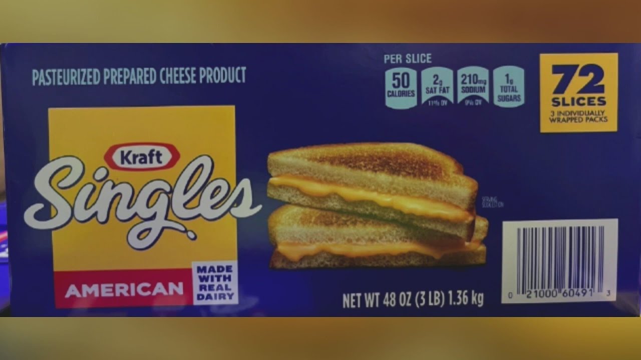 Read more about the article Some Kraft Singles cheese recalled over choking hazard – WAVY TV 10