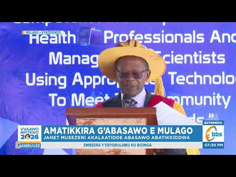 Amatikkira G Abasawo E Mulago Janet Museveni Akalaatidde Abatikkiddwa Okusoosowaza Obuntubulamu