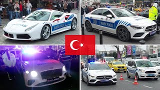 Istanbul Police Supercars | FERRARI &amp; BENTLEY