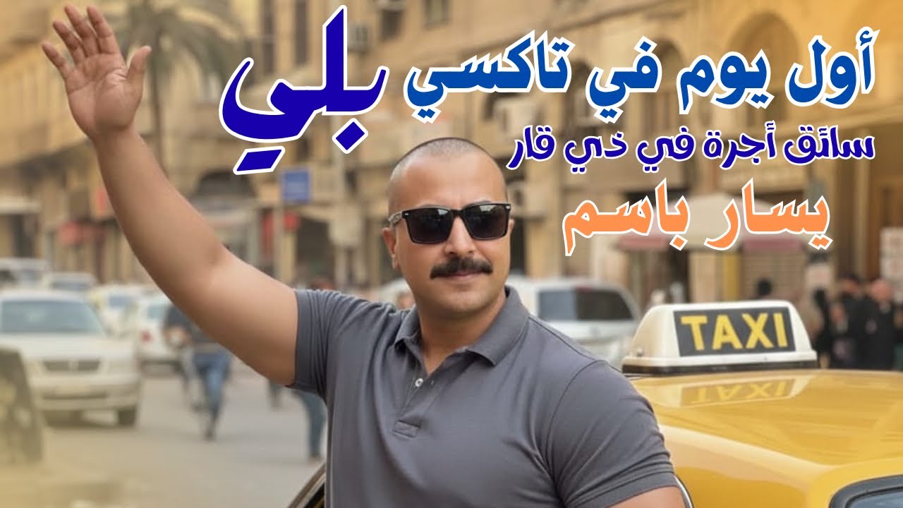 من بعد انقطاع رجعنا مع كابتن بلي في ذي قار بسلسة سائق تاكسي 🚕🚖 