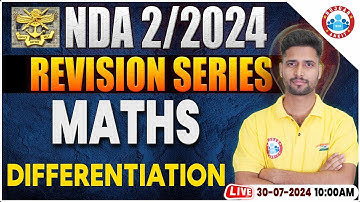 NDA 02/2024 | NDA Maths Revision Series | Differentiation| Maths For NDA By Vishal Sir