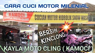 Cara Cuci Motor Milenial,