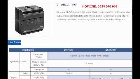 PLC Fatek B1-24M, B1-24MR2-AC, B1-24MT2-AC, B1-24MJ2-AC, B1-24MR2-D24,