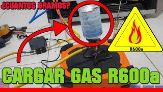 REFRIGERANTE R600A  NEVERA SAMSUNG RT ¿PRESIONES O GRAMOS?