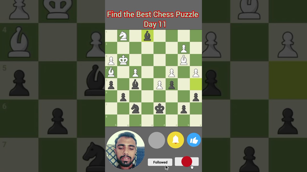 find the best chess puzzle day 11