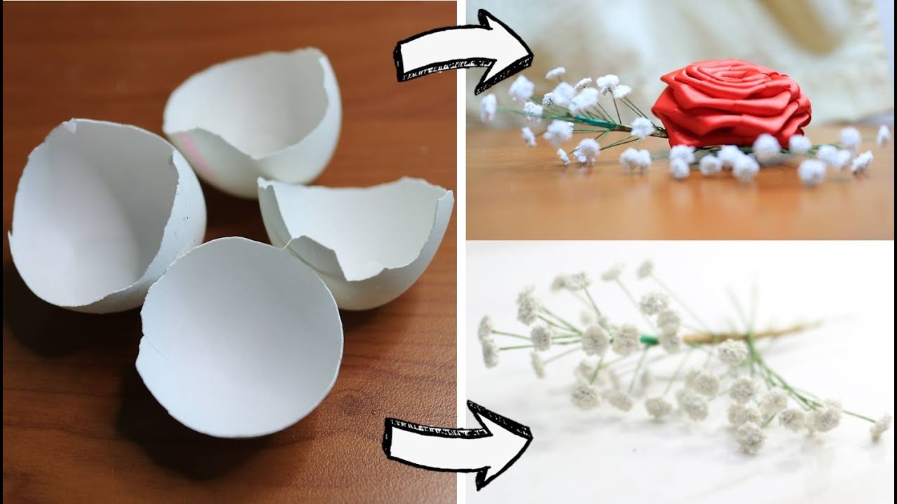 DIY paper baby breath flower from facial tissue paper, SUPER