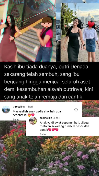 Aisha Aurum anak Denada telah sembuh dari Kanker