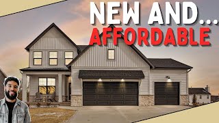 INCREDIBLE Affordable Luxury House Tour Near Grand Rapids MI | New Construction Homes | Under 500K