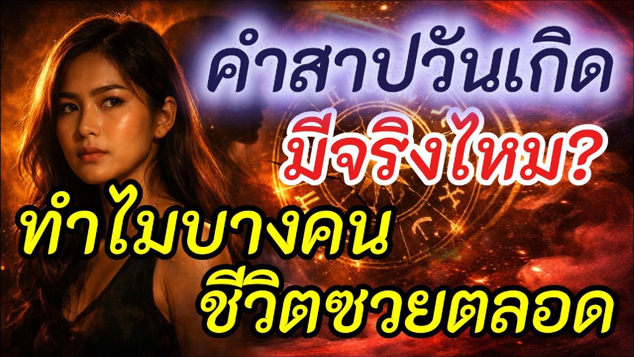 คำสาปวันเกิดมีจริงไหม  ทำไมบางคนชีวิตซวยซ้ำ ๆ แบบเดิม l เช็กดวงวันเกิด