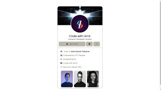 How to create Facebook Profile with HTML and CSS
