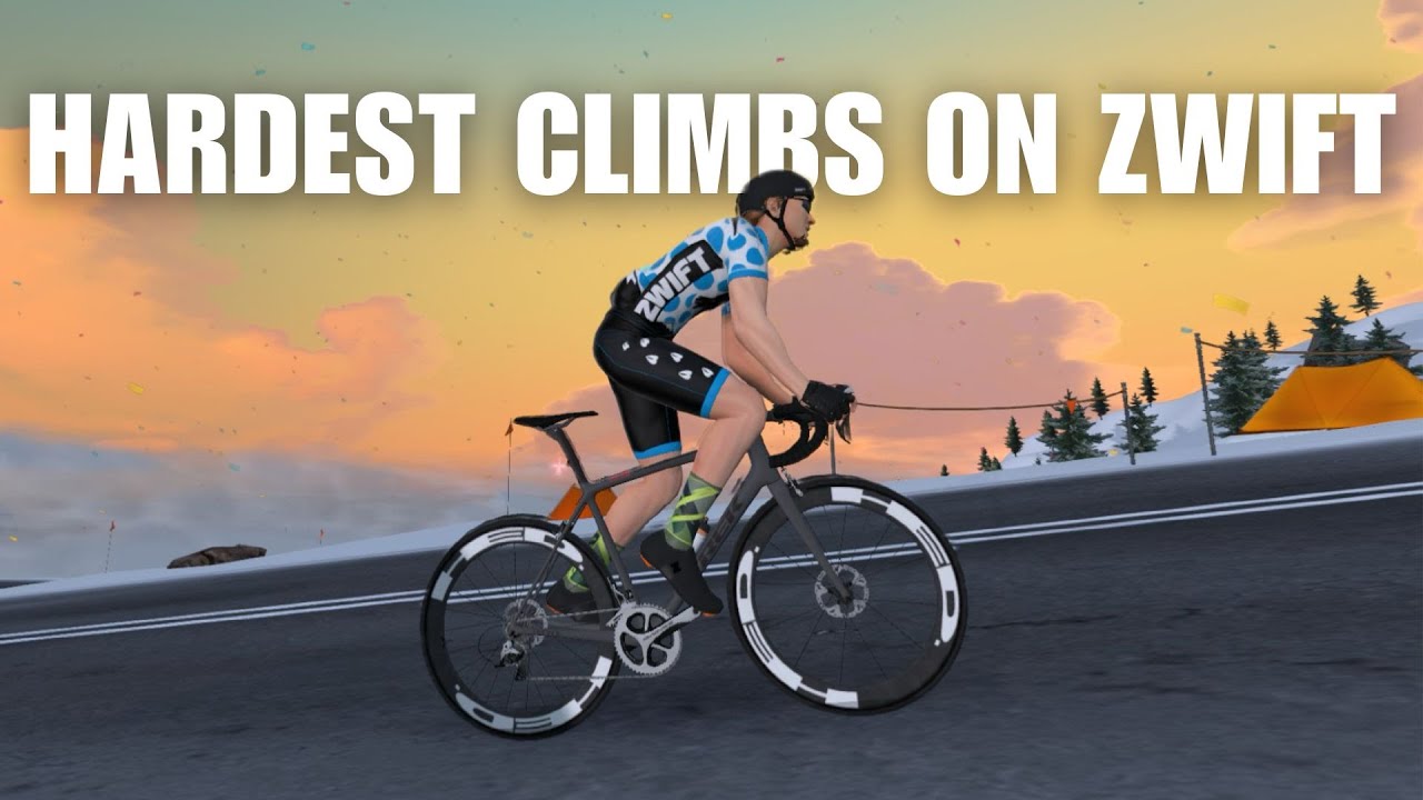 5 САМЫХ СЛОЖНЫХ подъёмов на Zwift